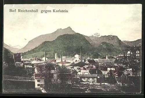 AK Bad Reichenhall, Gesamtansicht mit Karlstein