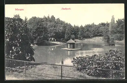 AK Wurzen, im Stadtpark