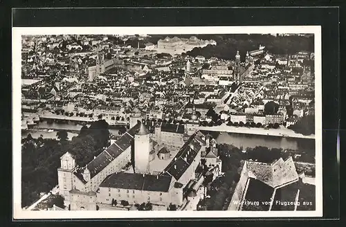 AK Würzburg, Flugzeugaufnahme der Stadt