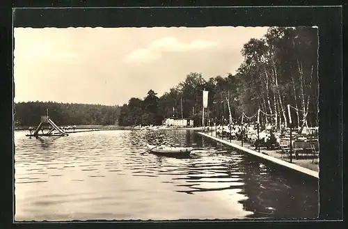 AK Schmannewitz / Sachsen, am Waldbad