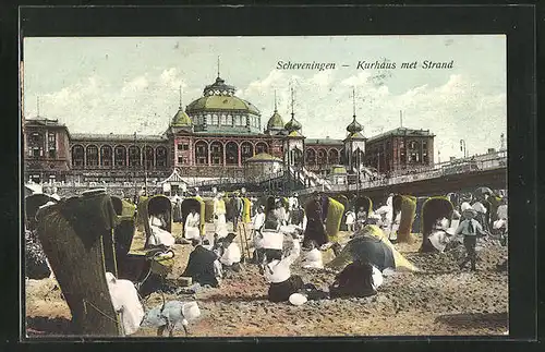 AK Scheveningen, Kurhaus med Strand