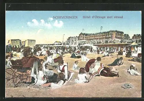 AK Scheveningen, Hotel d'Orange met strand