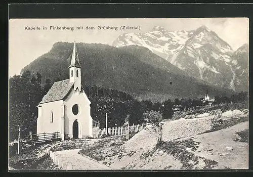 AK Finkenberg, Kapelle und Grünberg