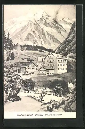 AK Neustift im Stubaital, Gasthaus Ranalt