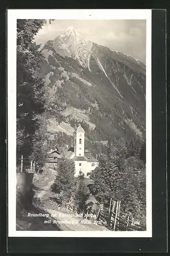 AK Brandberg im Zillergrund, Totale mit Brandberger Holm