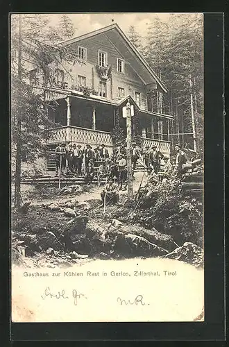 AK Gerlos, Gasthaus zur Kühlen Rast