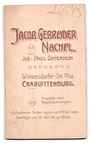 Fotografie Gebrüder Jacob, Charlottenburg, Wilmersdorferstr. 55 /56, Portrait junger Mann im bayrischen Kostüm