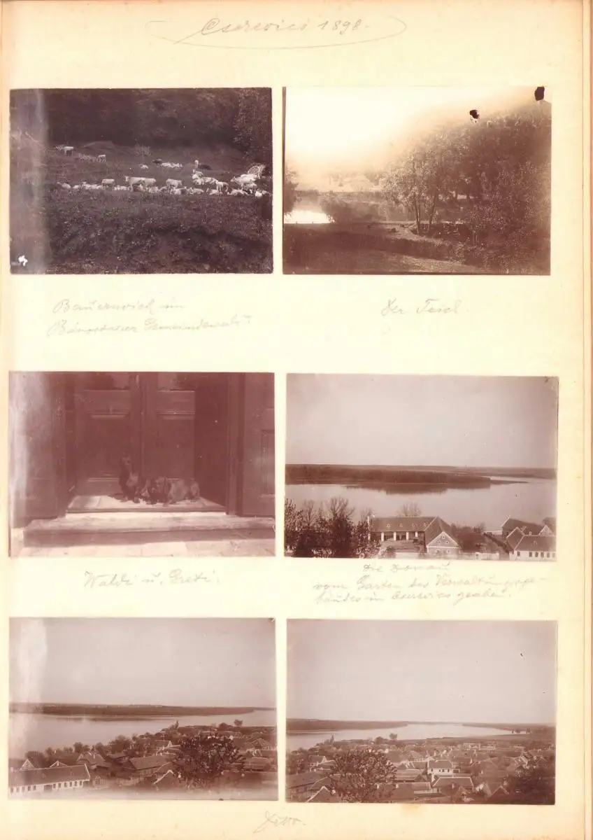 Fotoalbum 352 Fotografien 1897-1903, Jäger mit Dackel auf Jagdreise durch die Tatra, Karpaten, Polen, Serbien, Schlesien 2