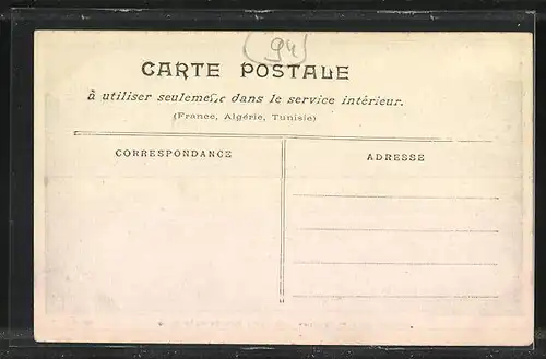 AK Hochwasser, Choisy-Le-Roy, Entree de la Gare, Januar 1910