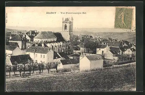 AK Irancy, Vue Panoramique Est, L`Eglise