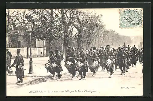 AK Auxerre, Le 4e rentre en Ville par la Porte Chantepinot