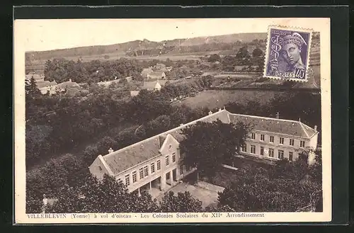 AK Villeblevin, Les Colonies Scolaires du XIIe Arrondissement