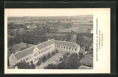 AK Villeblevin, Colonie Scolaire du XIIe Arrondissement, Vue d`ensemble