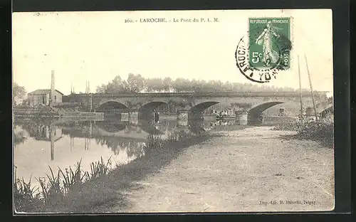 AK Laroche-Saint-Cydroine, Le Pont du P.L.M.