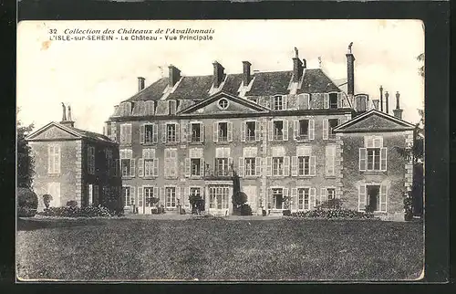 AK L`Isle-sur-Serein, Le Chateau, Vue Principale