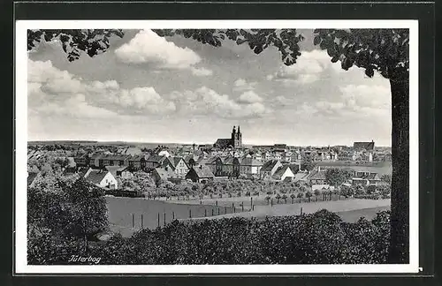 AK Jüterbog, Panoramaansicht der Stadt