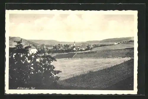 AK Altenau, Blick zum Ort im Tal