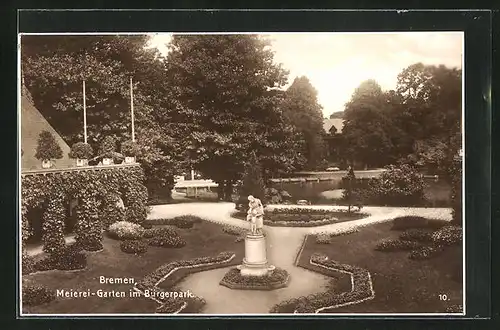 AK Bremen, Meierei-Garten im Bürgerpark