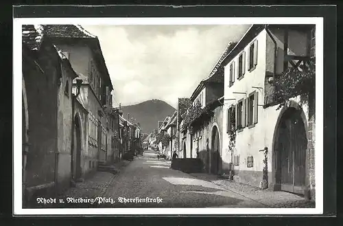 AK Rhodt u. Rietburg, Blick in die Theresienstrasse