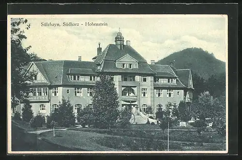 AK Sülzhayn / Südharz, Hotel Hohenstein
