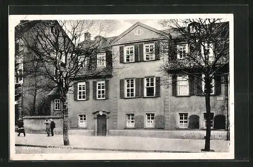 AK Weimar, am Schillerhaus