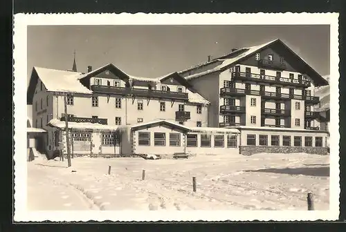 AK Gurgl, Hotel Edelweiss an einem Wintertag