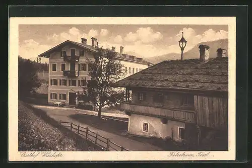 AK Fieberbrunn, Gasthof Wieshofer