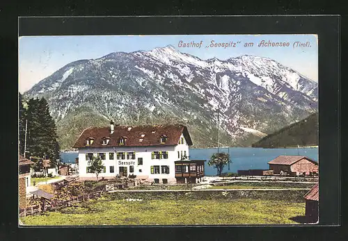 AK Maurach /Achensee, Gasthof Seespitz