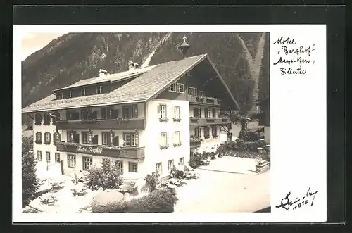 AK Mayrhofen /Zillerthal, Hotel Berghof