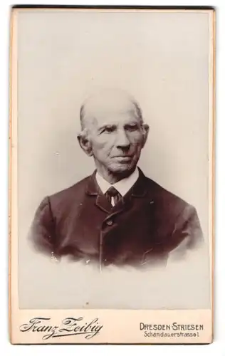 Fotografie Franz Zeibig, Dresden-Striesen, Schandauerstr. 1, Portrait Vater v. Otto Olberg (Besitzer Gärtnerei Olberg)