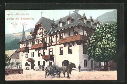 AK Spital am Semmering, Hotel Hirschenhof