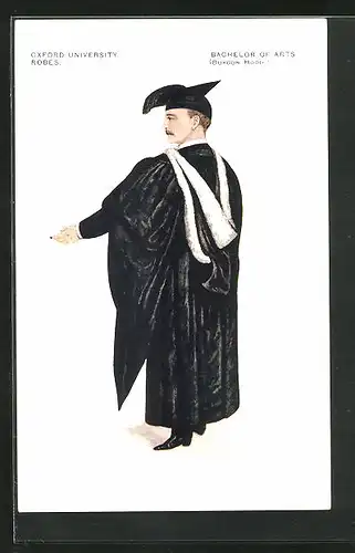 AK Oxford, Oxford University, Robes, Bachelor of Arts, Burgon Hood