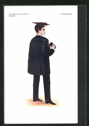 AK Oxford, Oxford University, Robes, Commoner