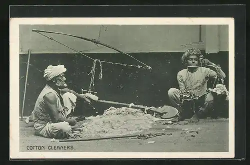 AK Cotton Cleaners, Inder beim Bearbeiten der Baumwolle