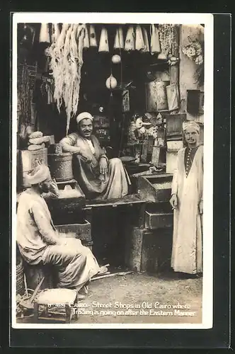 AK Cairo, Street Shops in Old Cairo where trading is going on after Easter Manner