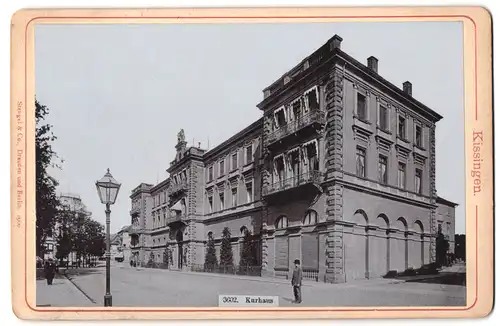 Fotografie Stengel & Co., Dresden, Ansicht Bad Kissingen, Partie am Kurhaus