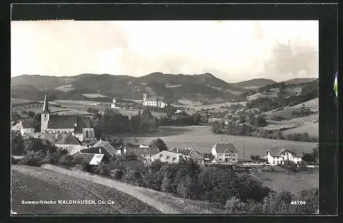 AK Waldhausen, Teilansicht mit Kirche