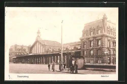 AK Tourcoing, Partie am Bahnhof