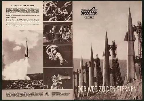 Filmprogramm PFP Nr. 30 /58, Der Weg zu den Sternen, G. Solowjow, Regie: P. Kluschanzew