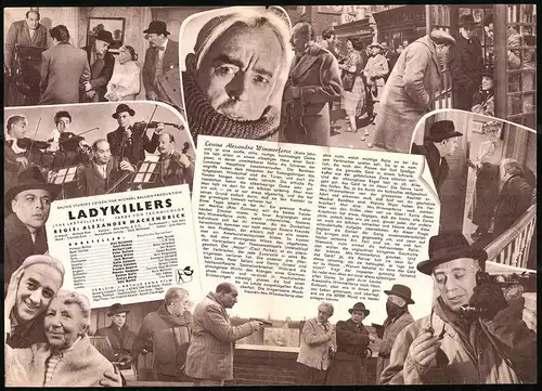 Filmprogramm IFB Nr. 3631, Ladykillers, Alec Guinness, Cecil Parker, Regie: Alexander Mackendrick