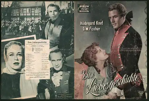 Filmprogramm DNF, Eine Liebesgeschichte, Hildegard Knef, O. W. Fischer, Regie: Rudolf Jugert