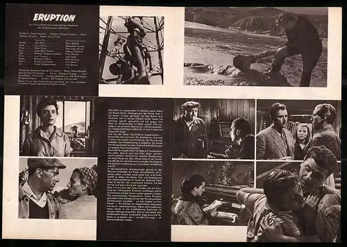 Filmprogramm PFP Nr. 90 /58, Eruption, Jean Bart, Eva Cristian, Regie: Luviu Ciulei