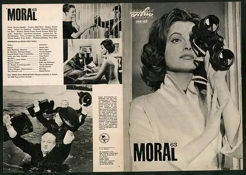 Filmprogramm PFP Nr. 108 /65, Moral 63, Nadja Tiller, Mario Adorf, Regie: Rolf Thiele