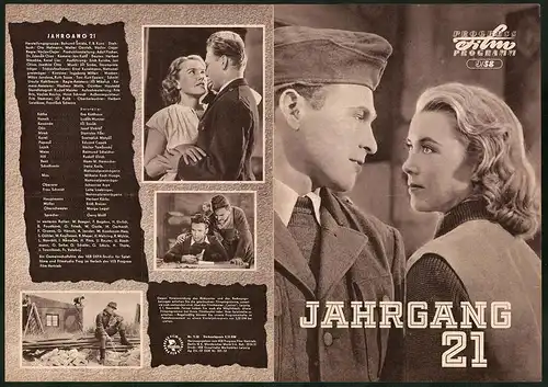 Filmprogramm PFP Nr. 9 /58, Jahrgang 21, Eva Kotthaus, Ludek Munzar, Regie: Vaclav Gajer