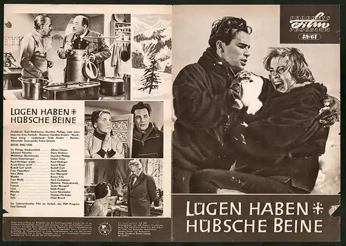 Filmprogramm PFP Nr. 59 /61, Lügen haben hübsche Beine, Adrian Hoven, Doris Kirchner, Regie: Eric Ode