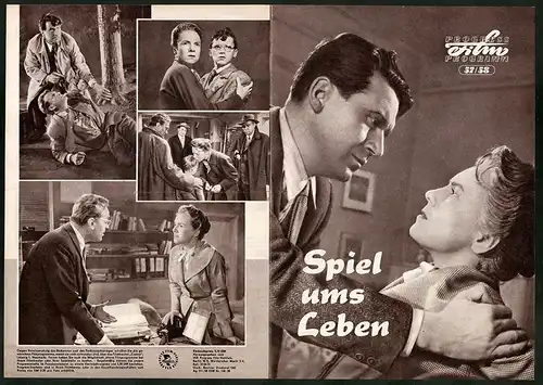 Filmprogramm PFP Nr. 57 /58, Spiel ums Leben, Vlasta Chramostova, Karel Höger, Regie: Jiri Weiss