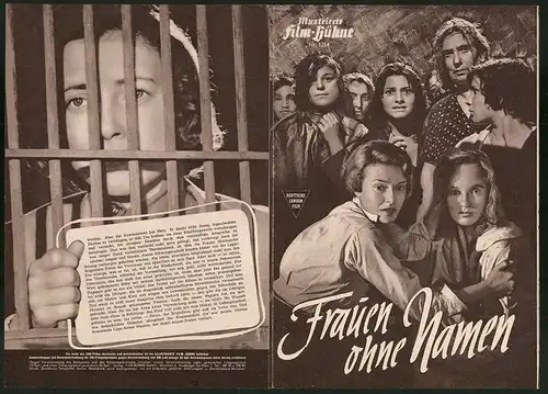 Filmprogramm IFB Nr. 1214, Frauen ohne Namen, Simone Simon, Valentina Cortese, Regie: Geza Radvanyi