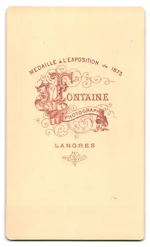 Fotografie J. Fontaine, Langres, Wonneproppen im Kleidchen