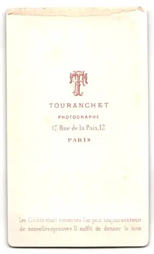 Fotografie Touranchet, Paris, 17 Rue de la Paix, Mädchen mit Spielzeuggewehr