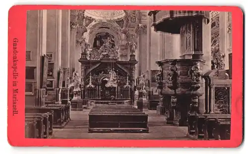 Fotografie Nicolaus Kuss, Maria Zell, Wienergasse 61, Ansicht Mariazell, Gnadenkapelle im Kloster